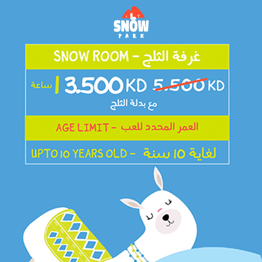 Snow Park – 1 Hour on Snow Room