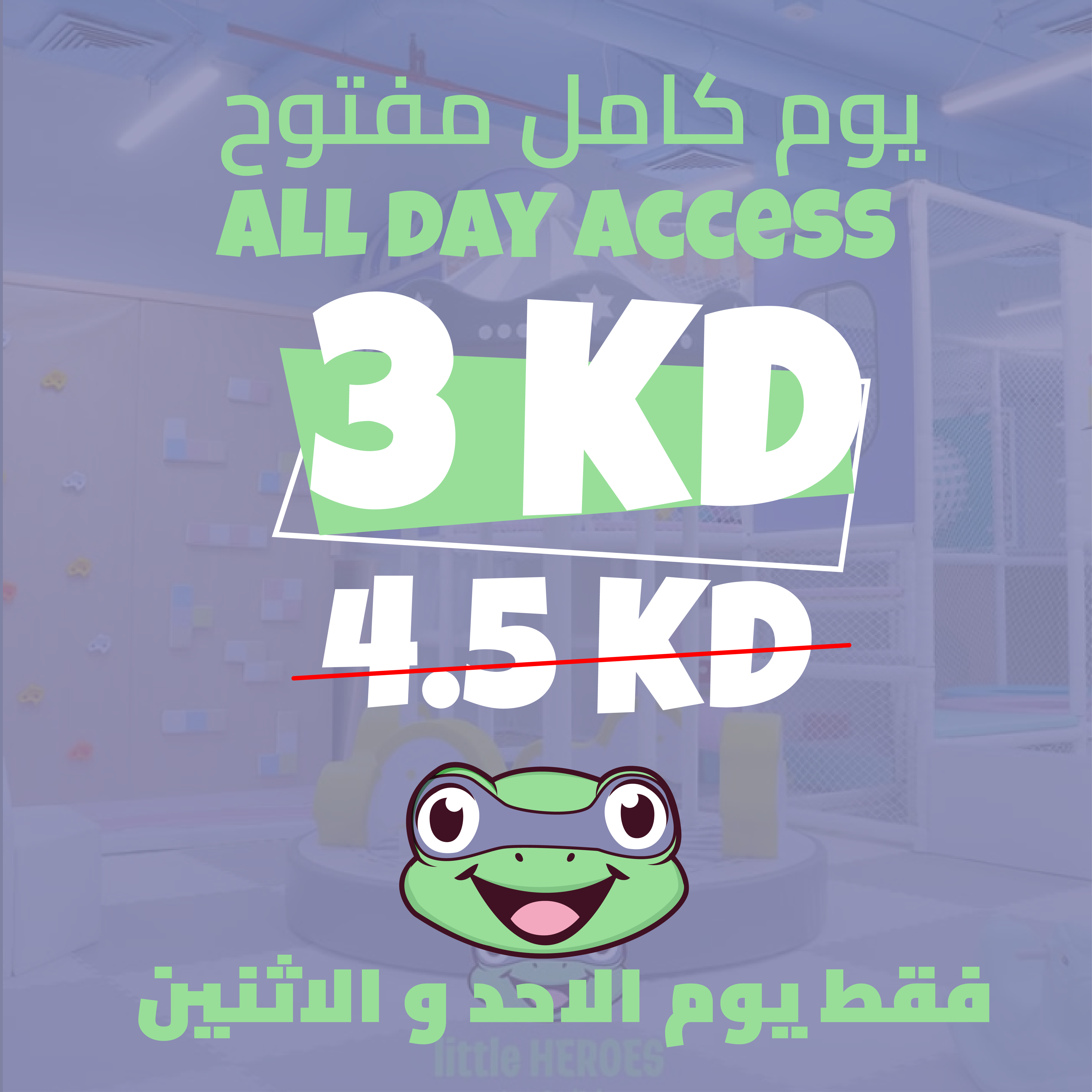 Little Heros - All day access
